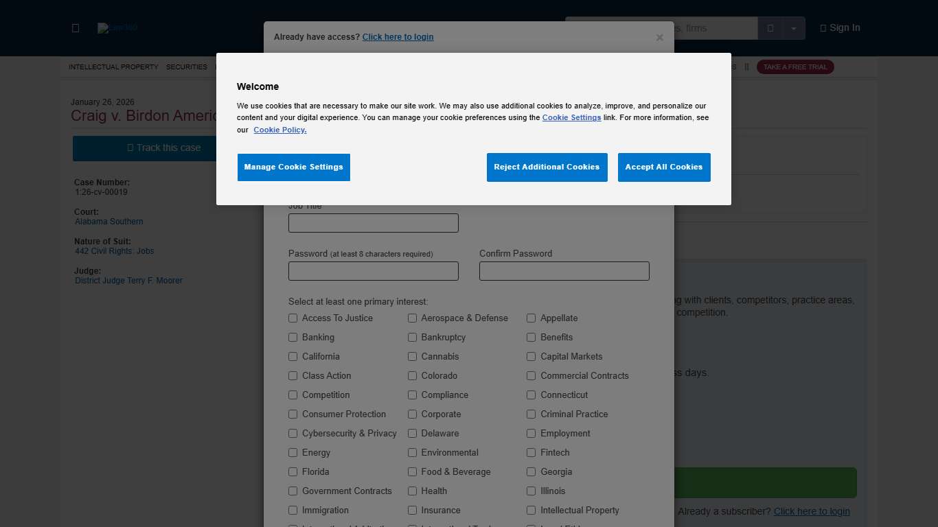 Craig v. Birdon America, Inc.